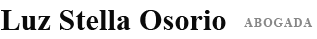 Luz Stella Osorio | Abogada Logo